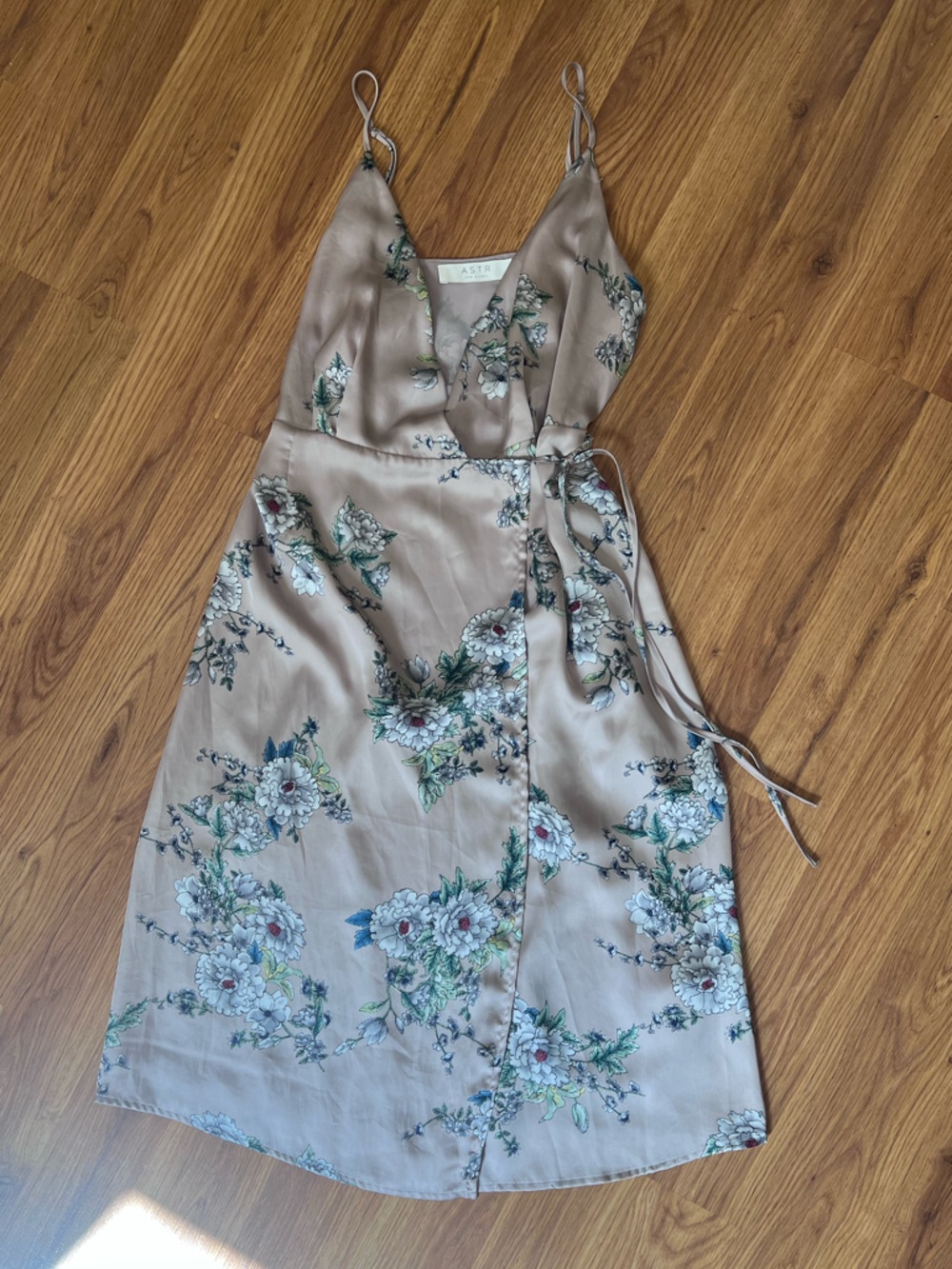 Astr Light Pink Floral Blouse